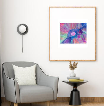 Watercolor Technique "Chaos" Collection 2 of 3 Unique piece. 9 x 12 IN Canson 300gsm paper. Unframed